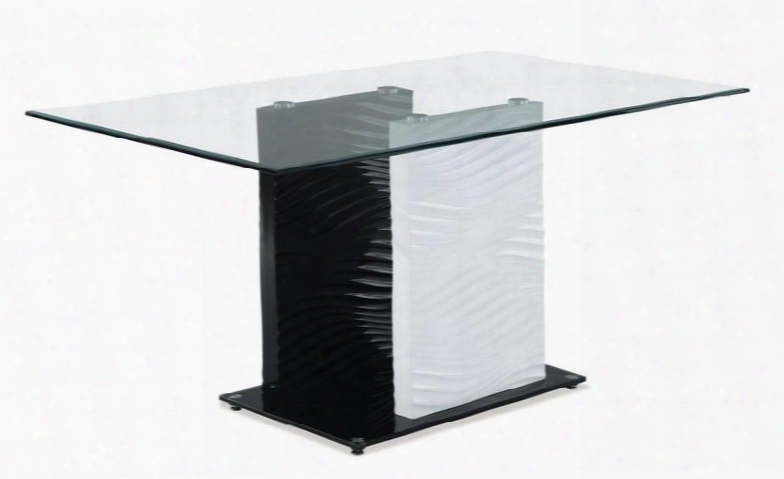 T1021c Glass Op Coffee Table Rectangular Shape Two Toned Glass