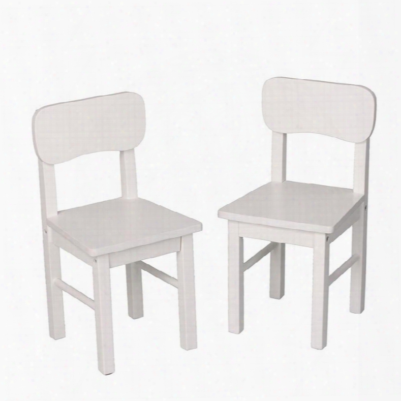 1409w Pair Of Solid And Durable Round Back Chairs In