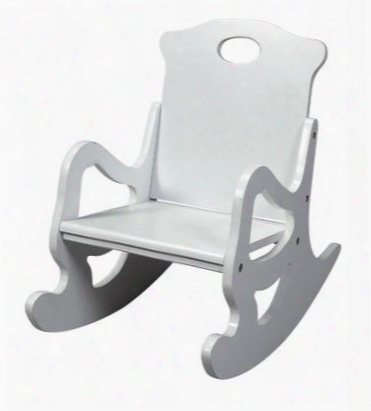 1467w Single Seat Puzzle Rocker With White