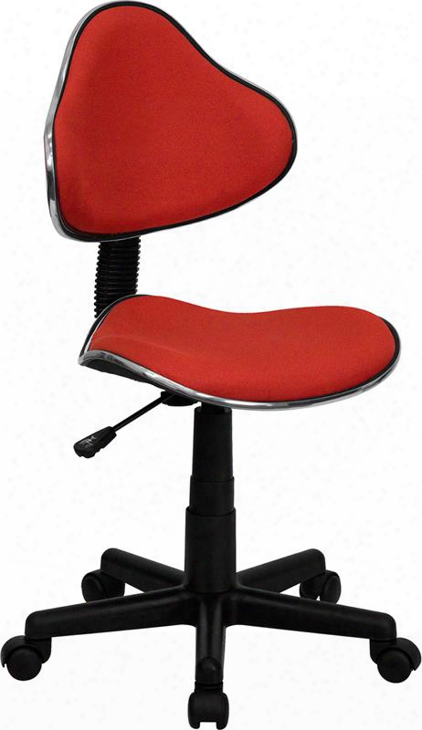 Bt-699-red-gg Red Fabric Ergonomic Task