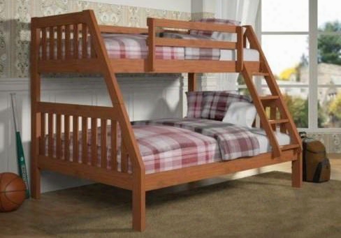 10183cn Bunk Bed Twin Over Full Mission Style Cinnamon