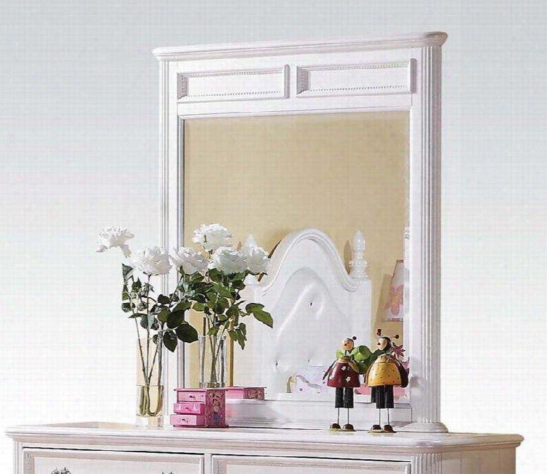 Athena Collection 30010 38" X 42" Mirror In White