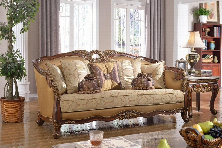 Loretto 623s 87" Sofa With Accent Pillows Included Solid Wood Hand Crafted Designs And Removable Backs In
