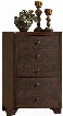 Madison Collection 19576 31" Chest with 5 Drawers Chamfered Legs Laminated Drawer Fronts Tropical Wood and Chipboard Materials in Espresso