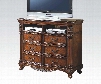 Remington Collection 20277 TV Console in Brown Cherry