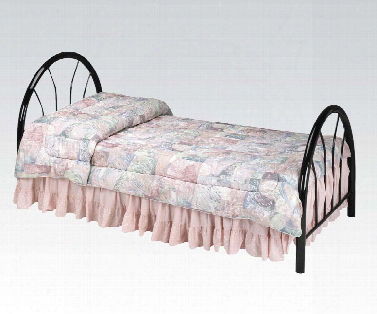 02054bk Silhouette Twin Headboard/footboard Only