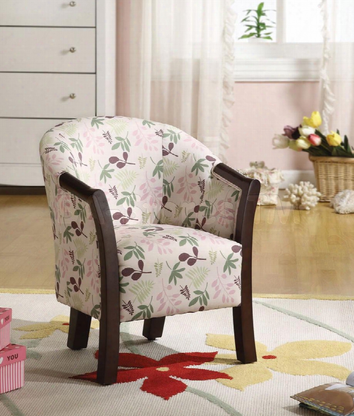 10064 Elysia Youth Chair Floral Fabric &
