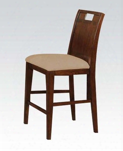 11802 Donavan Side Chair (set-2) Walnut & L-brown