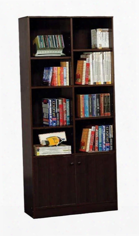 12102 Verden Bookcase W/2 Doors