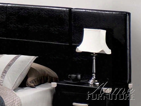 12303 Carta Black Pu Headboard