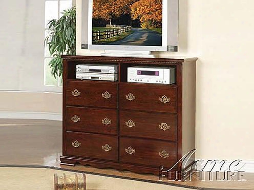 12487 Savannah Tv Console In Dark