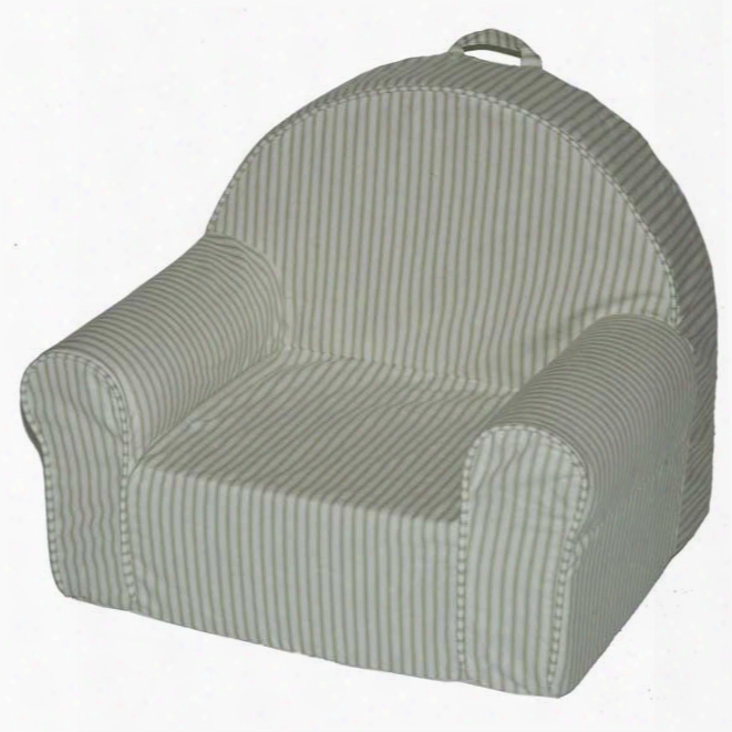 60252p My First Chair Green Stripe