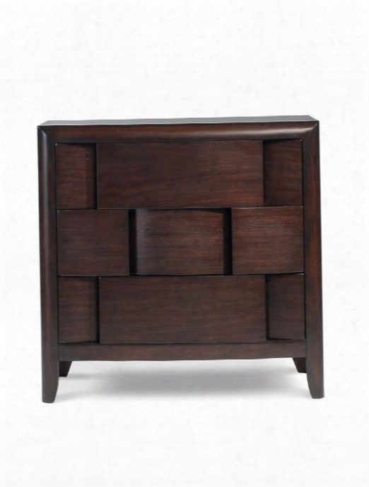 B1428-01 Nova Three Drawer Nightstand In Chesnut