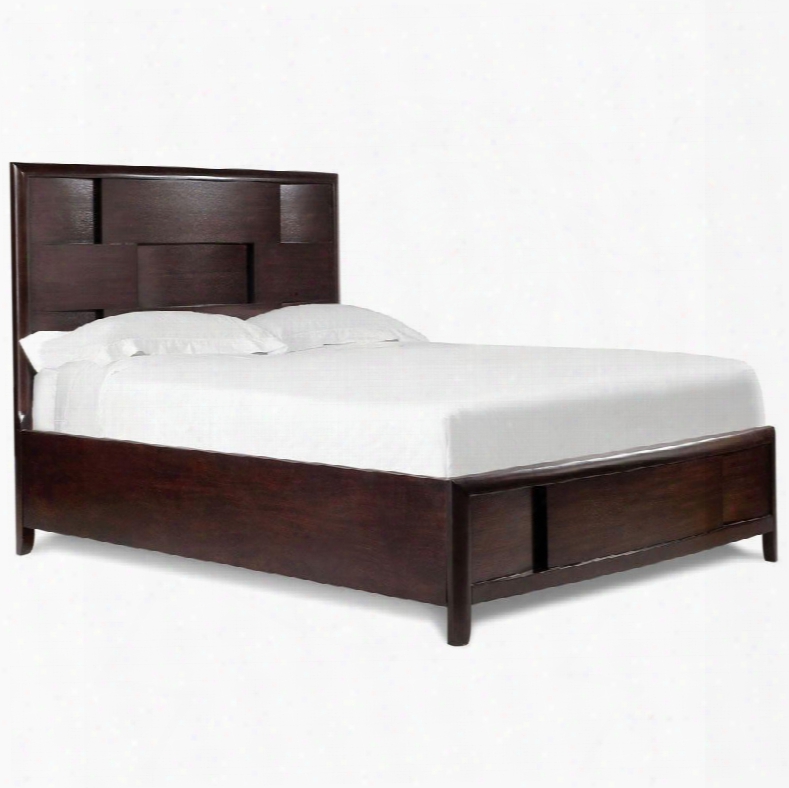 B1428-70ck Nova Californiaking Island Bed In Chestnut