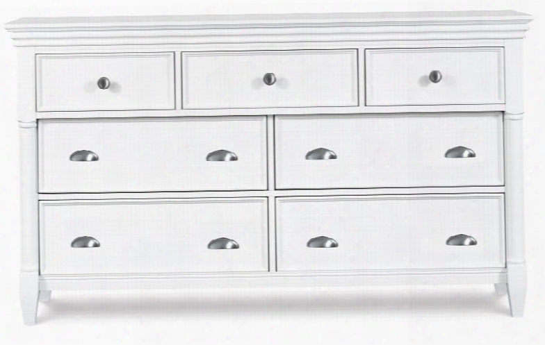 B2026-20 Kasey Seven Drawer Dresser In White