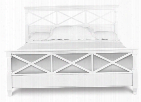 B2026-64 Kasey King Panel Bed In White