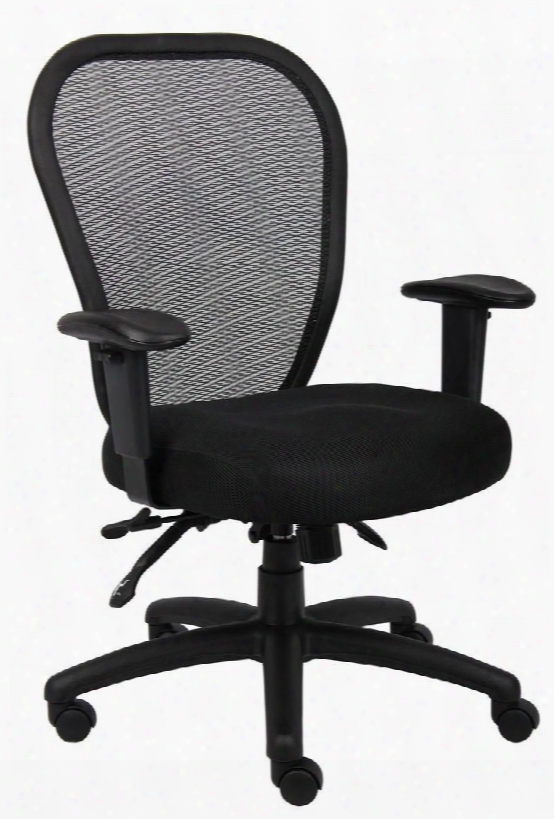 B6008-ss 28.5" Boss Mrsh Back Task Chair With Seat