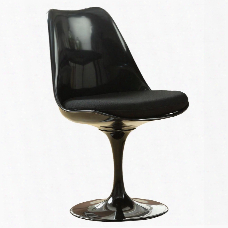 Eei-199-blk Lippa Dining Side Chair In Black