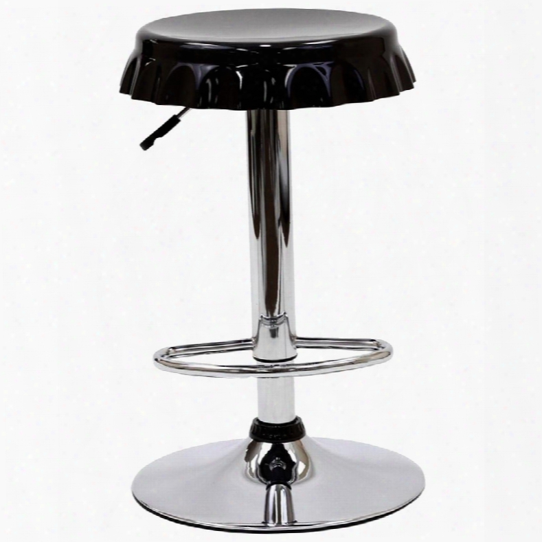 Eei-584-blk Soda Bar Stool In Black