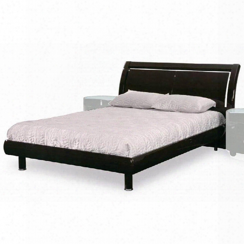 Emily King Bed In Glossy