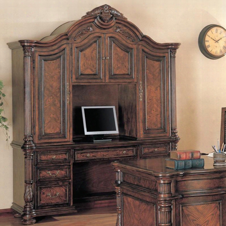 Gd2220ch Goodrich Credenza And Hutch In Russe Brown