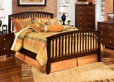 Ja2000k Jana King Panel Bed In Cherry