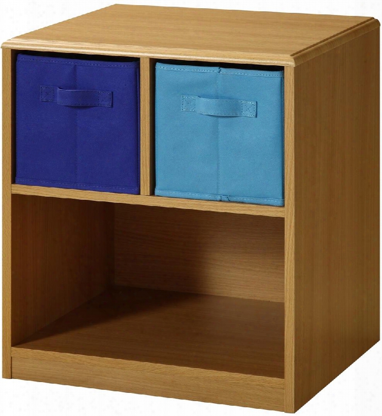 Jason Collection 12315 19" Boy's Nightstand With 2 Drawers And Durable Pvc Finish In