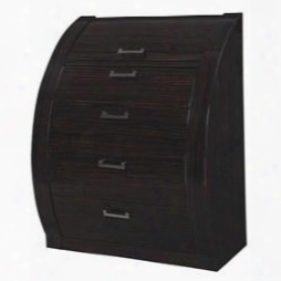 Madison Chest Bl Chest Of 5 Drawers In Glossy