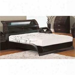 Madison Queen Bed Bl Queen Bed In Glossy