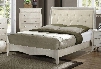 AS6401K Astoria King Panel Bed in an Off-White