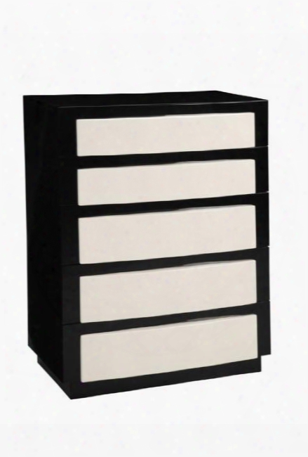 Sila Chest With 5 Drawers In Glossy