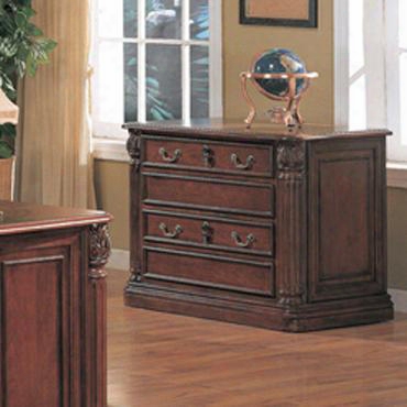 Tc6660f Tucson Wood Executive Lateral File In Cherry