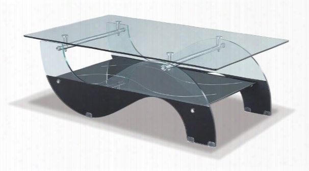 Th858ct S-shaped Coffee Table With Under