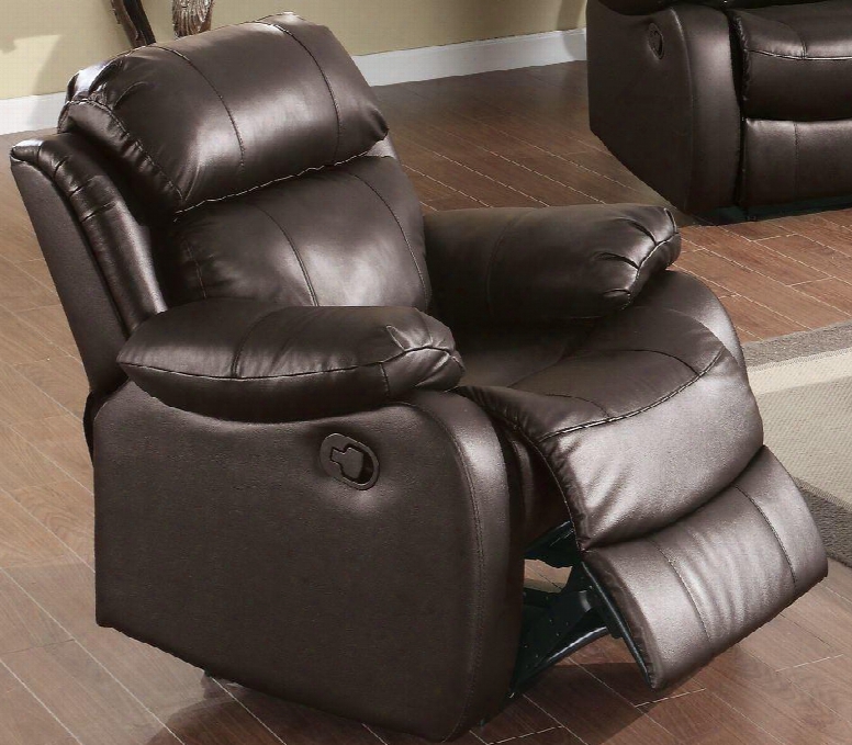 We9918c-br Weston 39" Recliner Chair In