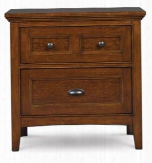 Y1873-01 Riley Next Generation Youth 2 Drawer Nightstand In Cherry