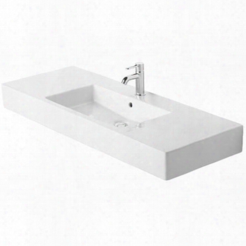 03291200301 Furniture Washbasin 49 1/4 Vero White With Overflow 3 Tap