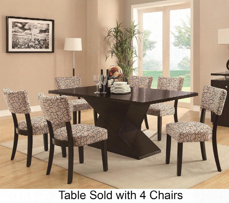 103161set5 Libby 5 Pc Dining Set (table And 4 Chairs) By Coaster