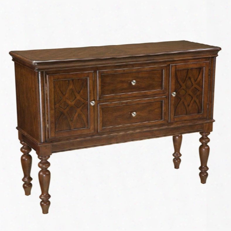 19188 Woodmont Sideboard With 2 Pullout Storage Drawers 2 Storage Cupboards Solid Wood Construction In