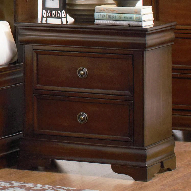 201742 Bessey Traditional Nightstand With 2 Drawers By Coaster