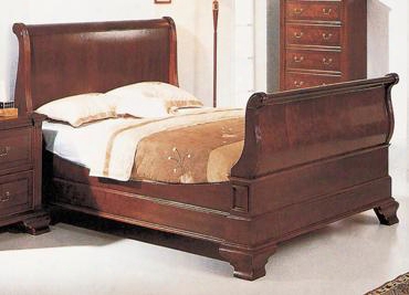 2802k Audrey King Size Sleigh Bed In Cherry