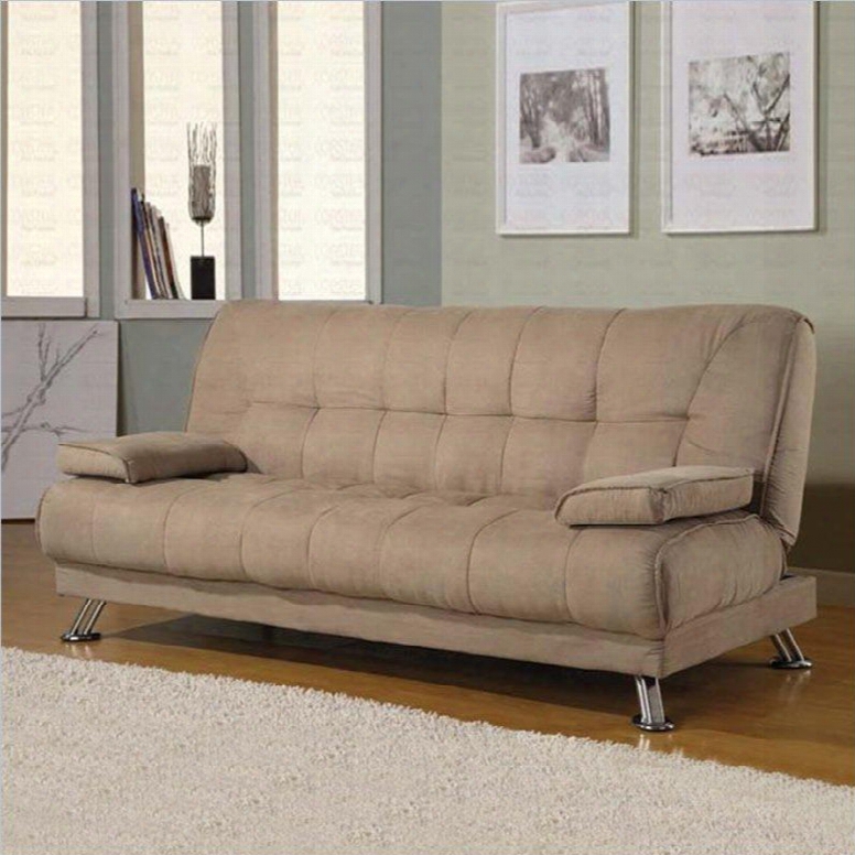 300147 Coaster Fabric Convertible Sofa Bed With Removable