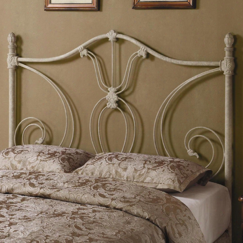 300188qf White Metal Full/queen Headboard By Coaster