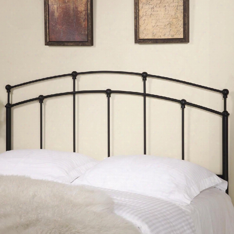 300190qf Black Metal Full/queen Headboard By Coaster