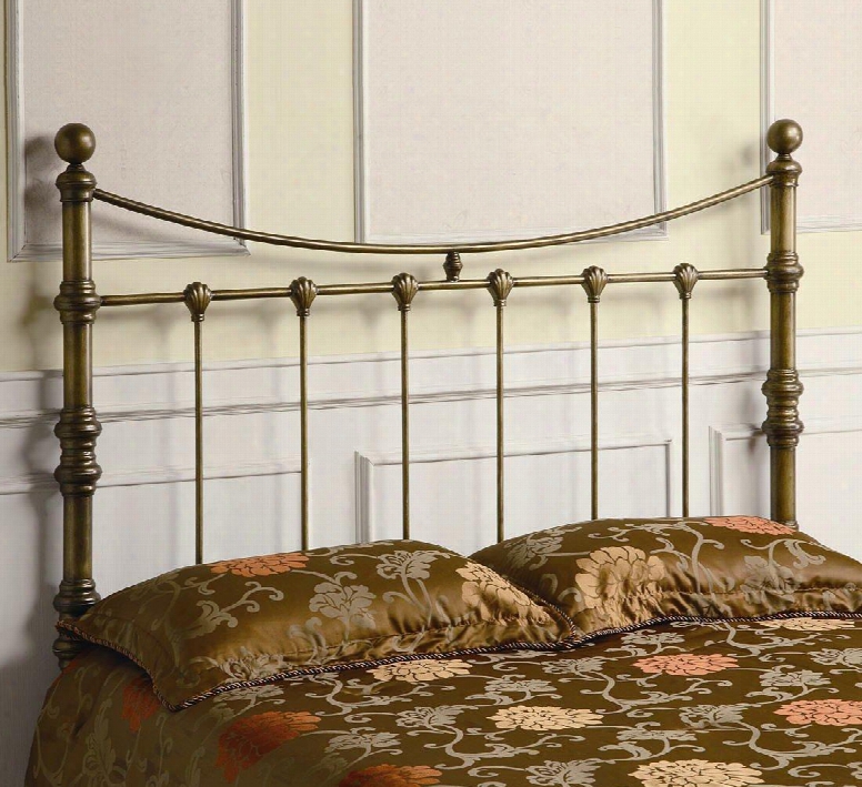 300196q Queen Metal Headboard With Elegant Pattern From Coaster