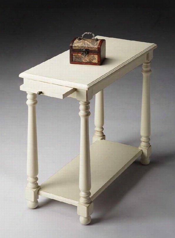 3025222 Masterpiece Collection Cottage White Chairside