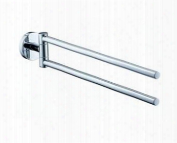 40512000 E And S Accessories Dual Towel Bar: