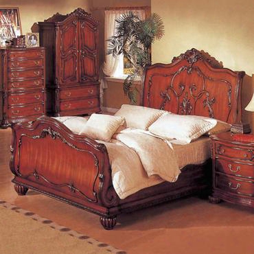 4059k Richmond King Sleigh Bed In Cherry