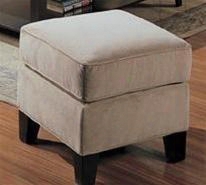 500234 Park Place Upholstered Cream Ottoman By Coaster