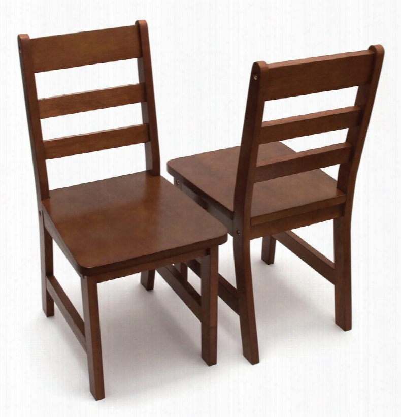 523/4c Set Of Two Children's Chairs In Cherry