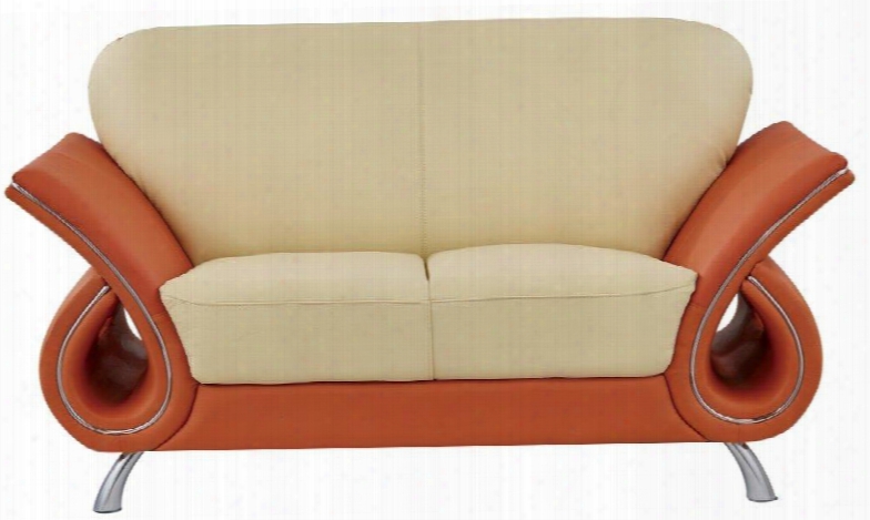 559-lv-l Lucas Leather Match 36" Loveseat In
